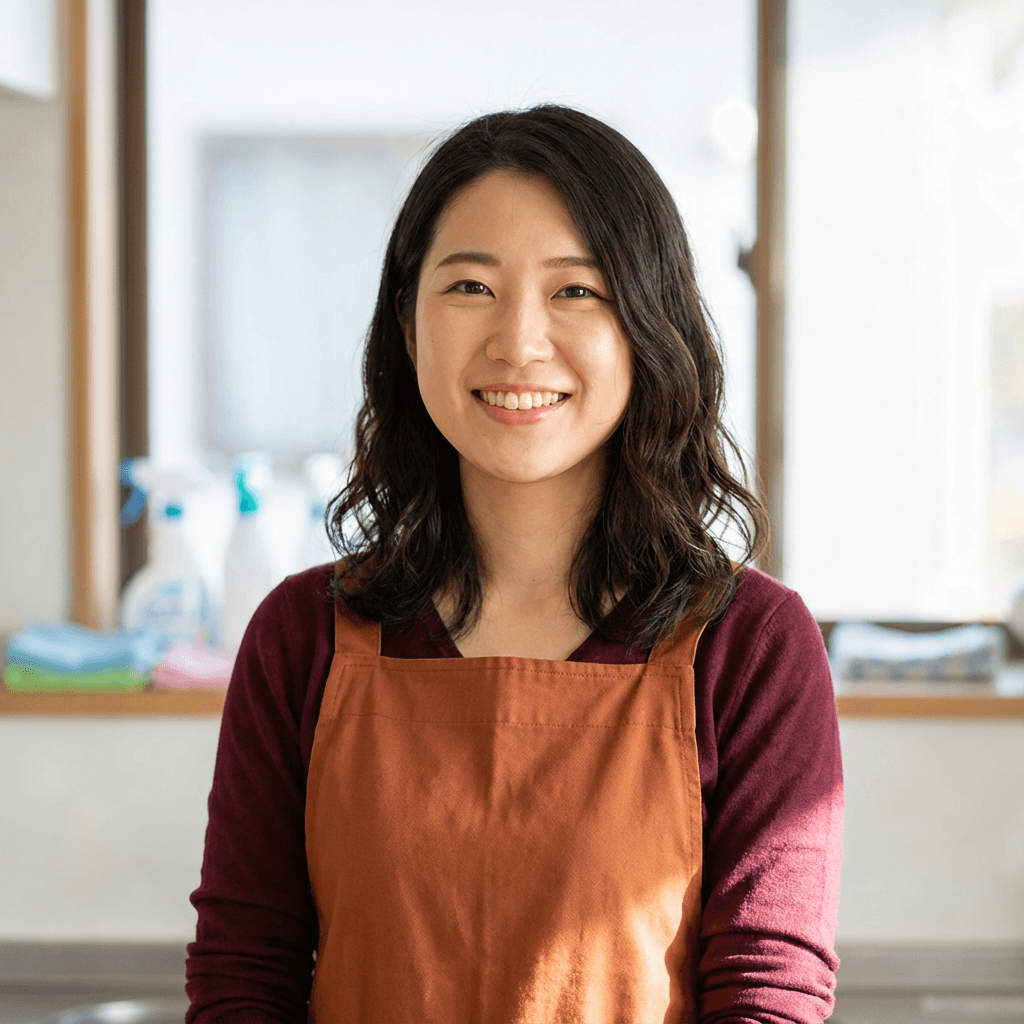 Margaret Chen, smiling warm and grateful